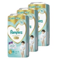 原箱3包 Pampers 日版 拉拉褲 (特級) 棉柔 L碼 48片 [平行進口]