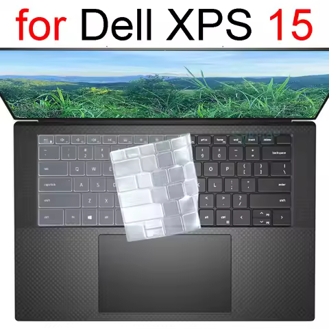 Keyboard Cover for Dell XPS 15 9500 9510 9520 7590 9550 9560 9570 9575 9650 Touch Protector Skin Cas