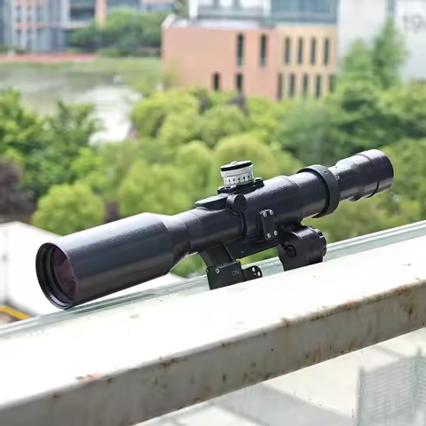 Svd 4-12X42 Side-mounted Tactical Scope with First Focal Plane Hunting Riflescope Glass IR with Ligh