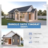 DESIGN RUMAH 800KPS - PELAN & 3D