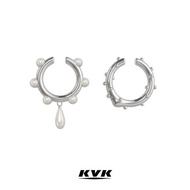 KVK小眾高級感復古耳飾品珍珠