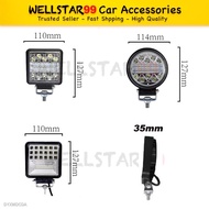 🚗🎁▽△♘🔥12V/24V 1pc 102W 4.3 Inch LED Work Light Strip Sport Light Off Road Driving Fog Light For Truck Ship Lampu LED