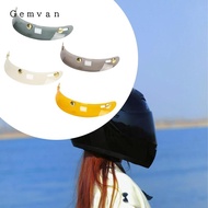 [Gemvan] Universal 3 Snap Helmet Visor Sun Shade Peak Shield for Motorcycle Half Helmet Accessories