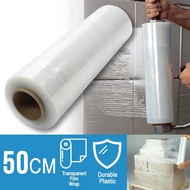 Global_sources Transparent Plastic Wrap Stretch Wrapping Film [ 50CM ]