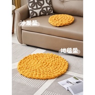 Woven Round Cushion Chair Bench Cushion Floor Cushion Futon Cushion Pet Sleeping Cushion Dog Cushion