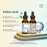 Ready Stock Folinic Acid Active Form of Folate 30ml