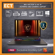 MSI Vector 16 HX AI A2XWHG-046 Gaming Laptop (CU7-255HX 5.2GHz,16GB D5,1TB PCIe SSD,NV RTX5070Ti 12G