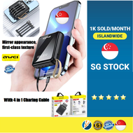 [SG] Awei Built-in 4 Cable Powerbank 10000mAh P4K Mini Fast Charging Power Bank with 4 Built in Cabl