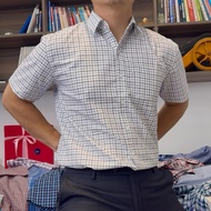 ApaceManson - short sleeve shirt with checkered front pocket COTTON 98% for Men Menswear COLOR 8