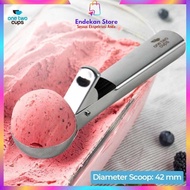 One Two Cups 47mm Stainless Steel Ice Cream and Fruit Scoop