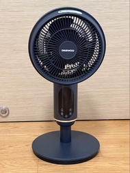 DAEWOO 聲控及搖控黑色座地循環風扇