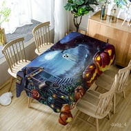 YQ8 2022 New Happy Halloween Printed Tablecloths Cute Cats Car Wizard Wedding Decoration Birthday Party Tablecloths скат