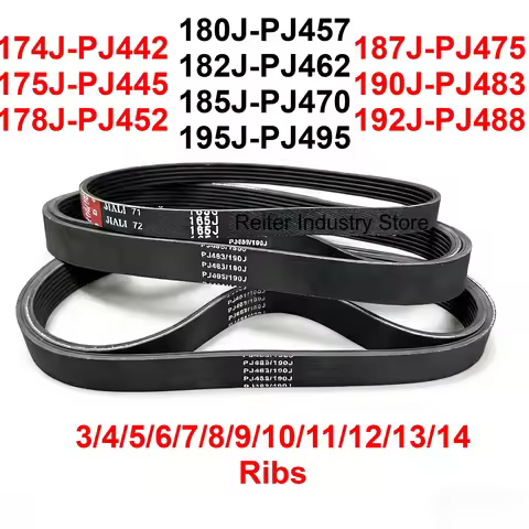 174J rubber conveyor belt 175J 178J 180J 182J 185J 187J 190J 192J 195J belt drive belt treadmill mac
