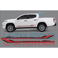 Hilux triton navara car stickers Cool 4x4 side trimcutting stikers for all types of 4x4 cars