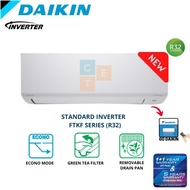 Daikin Air Cond Inverter FTKF-Series Wall Mounted 1.0HP - 2.5HP R32 Air Conditioner Built-in-WIFI