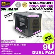 Wallmount Rack Server 9U Rack Server 9U SINORACK Mesh Door