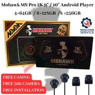 (FREE 360 CAMERA) Mohawk MS PRO Series 2K Resolution Car Android player With 3D 360 Reverse Camera 3D View Camera