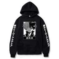 Anime My Hero Academia Hoodie Shoto Todoroki Pullover Sweatshirts Boku No Hero Academia Sweatshirt Hoodies Tops