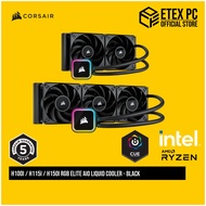 CORSAIR iCUE H100i / H115i / H150i RGB ELITE AIO Liquid Cooler - Black