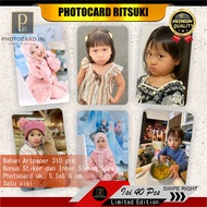 Photocard Ritsuki Premium contains 40 pcs (Free Stickers and Inner Slevee 5pcs) Unofficial/Fanmade |