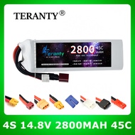 Model Aircraft Remote Control Car Ship Battery 2800mAh 4S 14.8V 45C Magnification Aircraft Rechargea