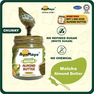 AyoMayo Matcha Almond Butter Halal & Low Sugar & Vegan (180g)