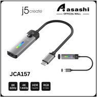 J5Create JCA157 USB-C to HDMI 2.1 8K Adapter Windows / macOS / Chrome OS Compatible