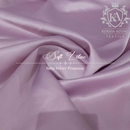 Kain SATIN VELVET 1 ROLL Rolan Gulungan 150CM LEBAR PREMIUM by Roberto Cavali