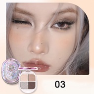 Magic Colours 4-colour Eyeshadow Palette Makeup Palette Pearlescent Matte Powder Eyeshadow Palette
