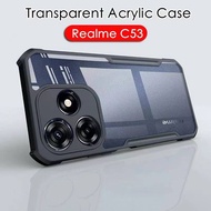 Realme C53/C55 Shockproof Case Color Edge Back Clear Oppo A59 5G/A79 5G/A78 4G/5G/A98 5G/Reno9/Reno9
