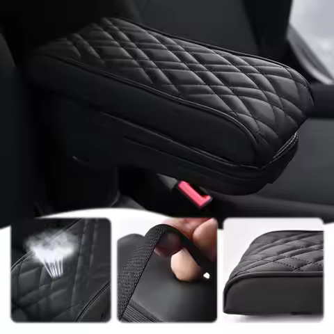 Universal Car Armrest Mat Center Console Thicken Arm Rest Cushion For MINI Cooper F55 F56 F57 Auto A