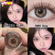 【Can P Lens】UYAAI 0.00~~6.00 Korea Style Series 14.0mm-15.0mm Lens in a variety of colors