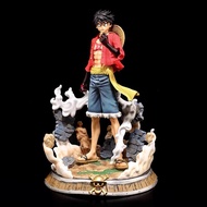 34cm Anime Figure Luffy Changeable Hands Action Figures Statue Figurine Collectible Model Decoration Toys Gift Manga