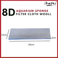 Itoshi 50 x 11cm Aquarium Sponge 8D