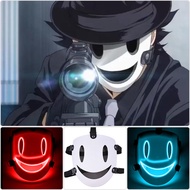 LED High Rise Invasion Mask Cosplay High Rise Invasion Ain  Costume Accessories Mask Adult Anime Hig