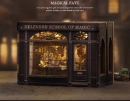 Kèm keo dán gỗ - Mô hình nhà gỗ búp bê lắp ráp Dollhouse DIY Roombox - MINI109 MINI 110 MINI111 MINI