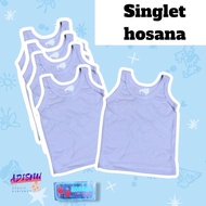 ECER kaos dalam singlet HOSANA bayi dan anak  size 16-38