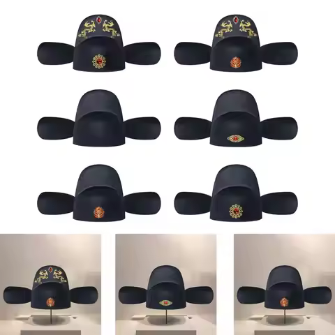 Traditional Chinese Opera Hat, Adjustable for Stage Performance and Role Playing