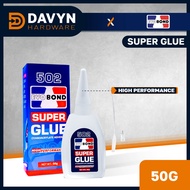 EVO BOND Super Glue - Cyanoacrylate Adhesive | Instant Glue| 50g