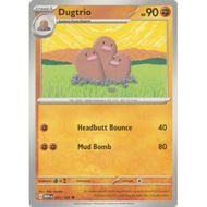 Pokemon Dugtrio Card - 051/165 - Uncommon