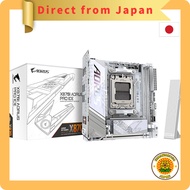 GIGABYTE X870I AORUS PRO ICE - White Mini-ITX Gaming Motherboard for AMD Ryzen, Model MB6574.【Direct