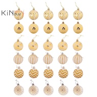 30Pcs Christmas Tree Decor High Qulity White Gold Ball Ornament Bauble Party Hanging Ball for Home C