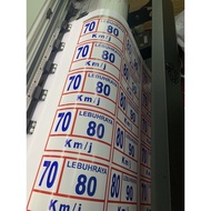 VSAFEMKT Lorry / Van speed limit sticker 70 / 80 / 90