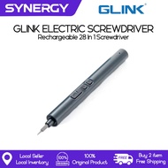 Glink Precision Electric Screwdriver Set 28 in 1 with Rechargable Battery, Type-C Charging