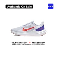 ใหม่และแท้ Nike Zoom Winflo 9 " White Blue " รองเท้ากีฬา DD6203 - 006 รับประกัน 1 ปี