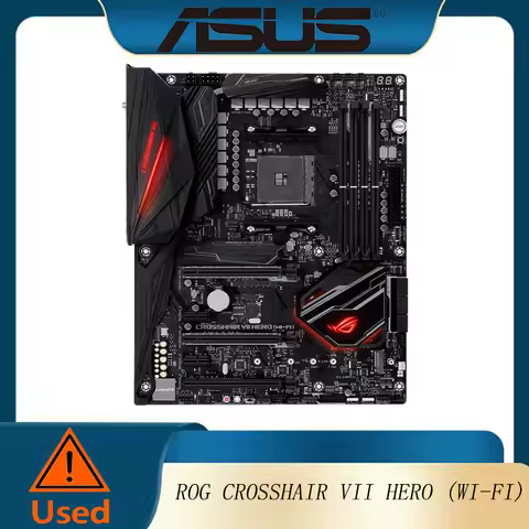 ROG Crosshair VII Hero (Wi-Fi) ASUS AM4 AMD X470 SATA 6Gb/s ATX AMD Motherboard