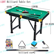 pool table 47x25.6 inches kids mini pool table adjustable metal legs billiard pool table set