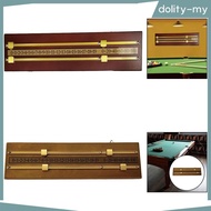 [dolity] Snooker Billiard Scoreboard Snooker Game for Players Pool Table Scorer Board Brown