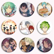 Anime Ensemble Stars Game Button Pin Hibiki Wataru Kagehira Mika Shiina Niki Mayoi Ayase Brooch Badg