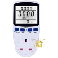 🌸𝐑𝐄𝐀𝐃𝐘 𝐒𝐓𝐎𝐂𝐊🌸UK Electricity Monitoring Device Plug Power Energy Saving Voltage Amps Watt Meter Analy